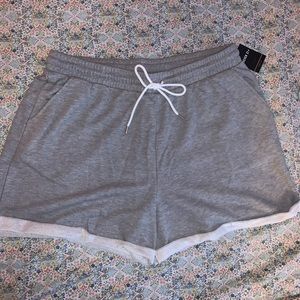Plus size drawstring shorts